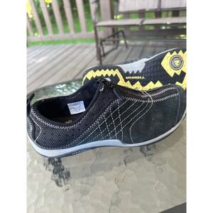 Merrell Lorelei Leather Zip Black Comfort Walking Shoes Womens Size‎ 7.5